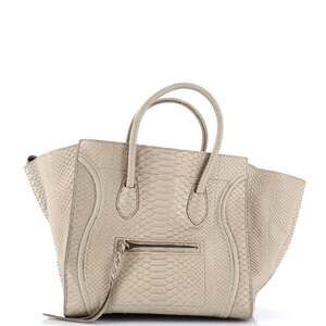 Celine Luggage Bag Python Mini #242235C12B